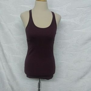 Lululemon Athletica Dark Purple Padded Top